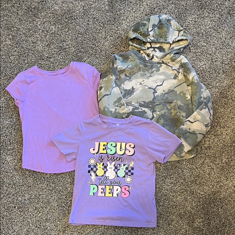Little girls outdoors play clothes bundle